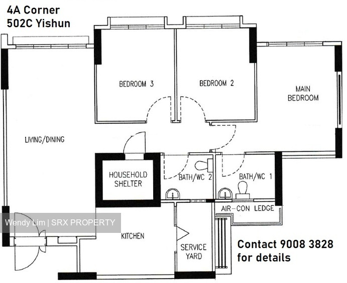Blk 502C Yishun Street 51 (Yishun), HDB 4 Rooms #337260821